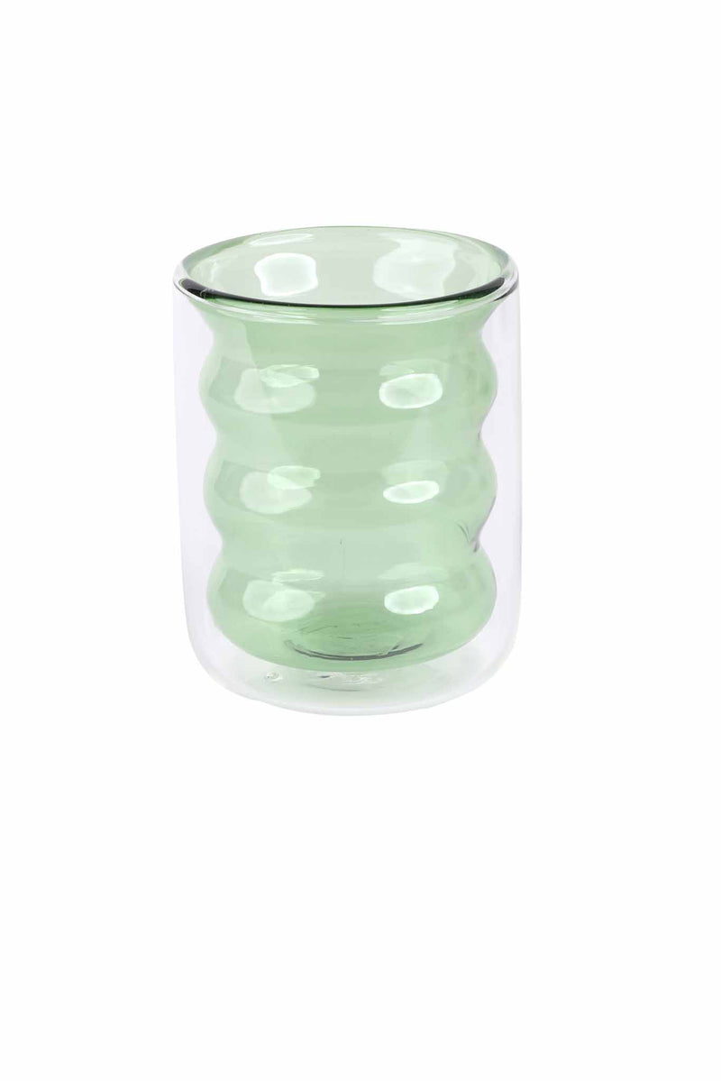 Jazz Insulated Glass Cup, Mint