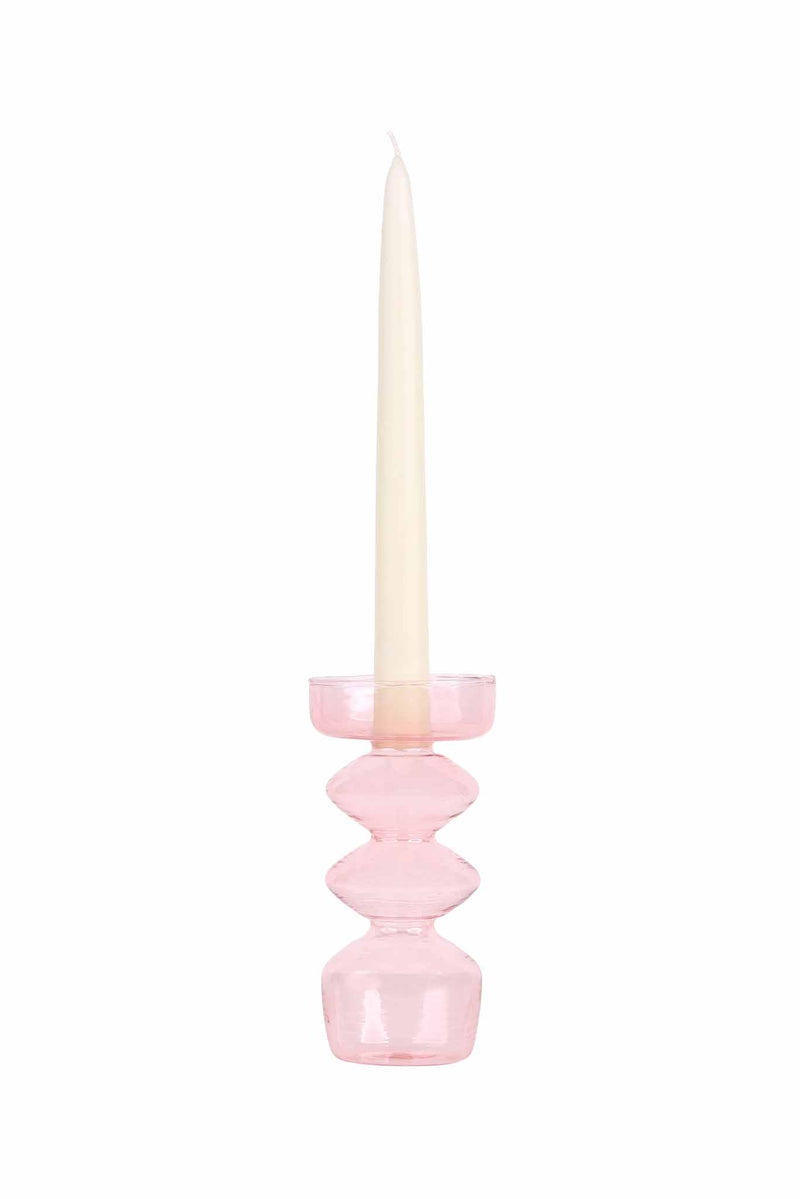 Lila Candle Holder, Pink