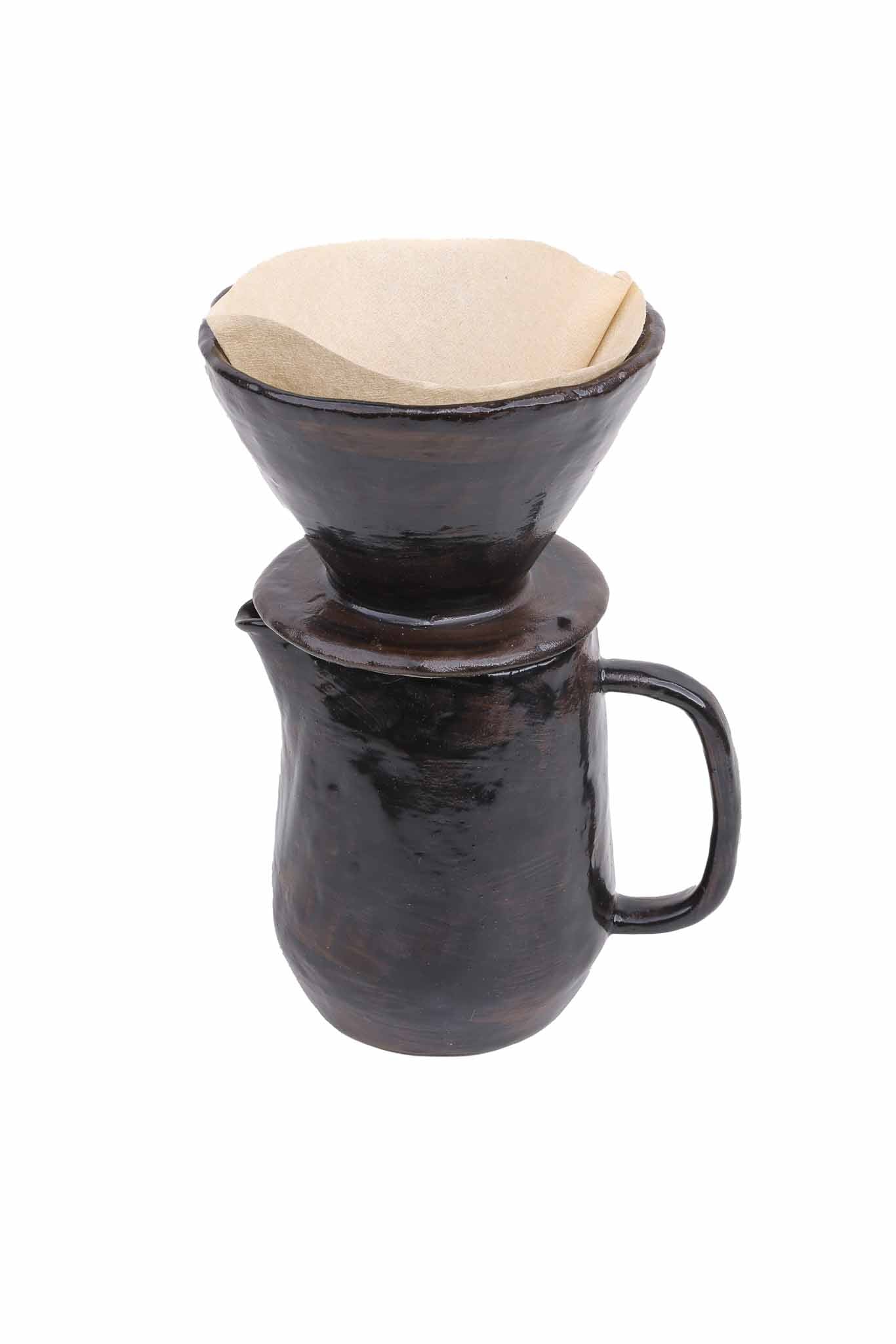 Drip Coffee Set, Black Washed