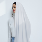 Grey Chiffon Hijab