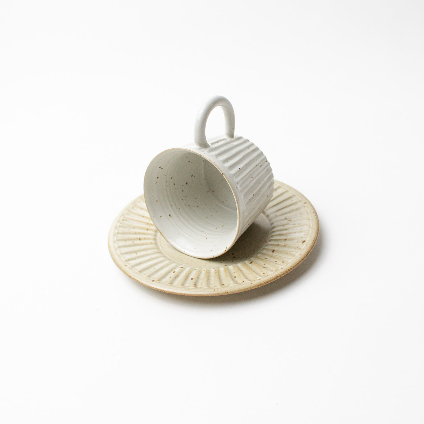 Yuki Coffee Cup & Saucer [Cream]