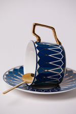 Zina Mug and Saucer with spoon