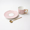 Zina Mug and Saucer with spoon