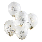 'Eid Mubarak' Confetti Balloon Bundle [Gold]