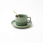 Bria Mug and Saucer with spoon