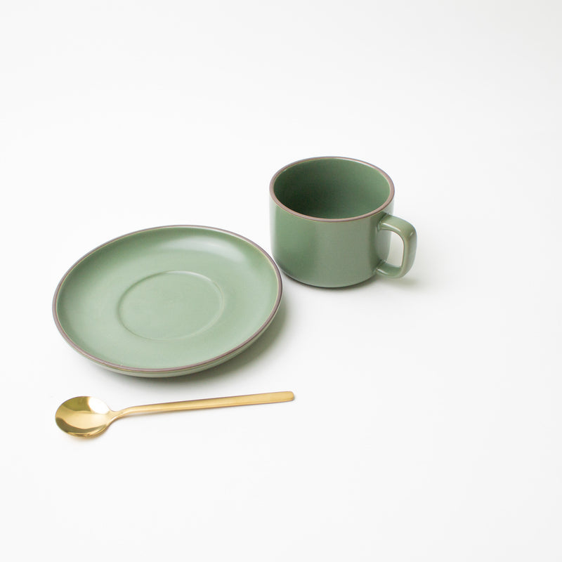 Bria Mug and Saucer with spoon