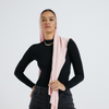 Organic Bamboo Jersey Hijab - Light Pink
