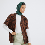 Organic Bamboo Jersey Hijab - Olive
