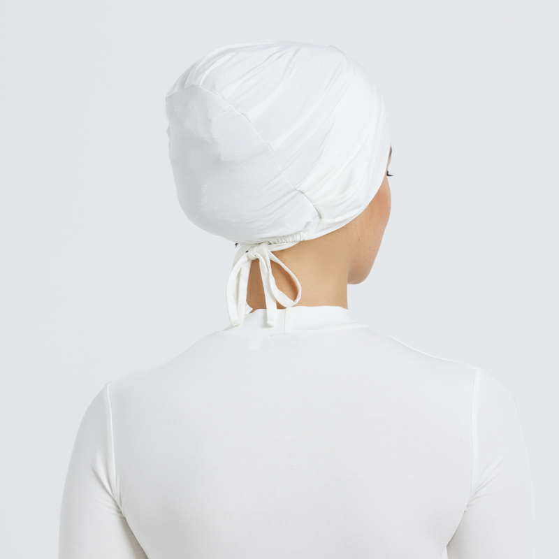 Adjustable Organic Bamboo Underscarf - Ivory