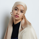 Gold Satin Hijab