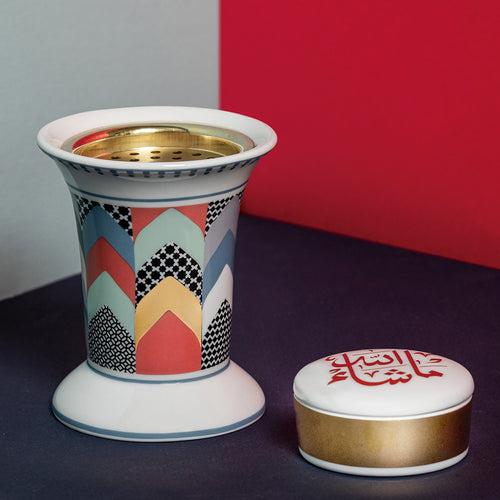 'Layalee' Incense Burner and Trinket Box Gift Set