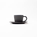 Yuki Coffee Cup & Saucer [Black]