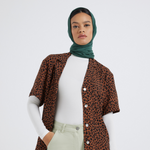 Organic Bamboo Jersey Hijab - Olive