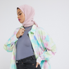 Organic Bamboo Jersey Hijab - Crepe Pink