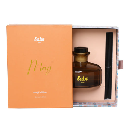 Marj Scented Reed Diffuser, Honey & Wildflower, 200ml