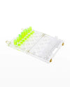 Mini Lucite Chess & Checkers Set