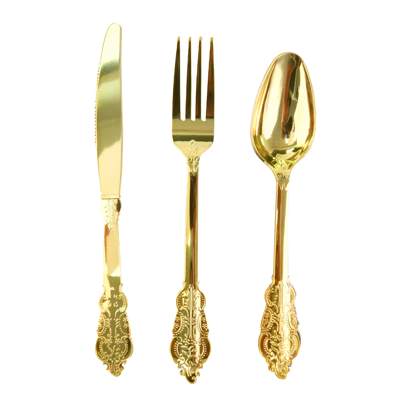 Party Cutlery (18pk) - Gold