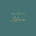 Luxury Foiled Greeting Card - Welcome to Islam