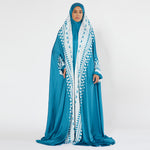 'Zarqa' Portable Prayer Dress With Pouch