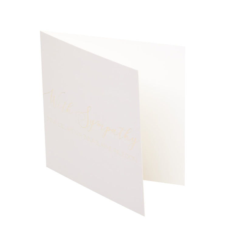 Luxury Foiled Greeting Card - Sympathy