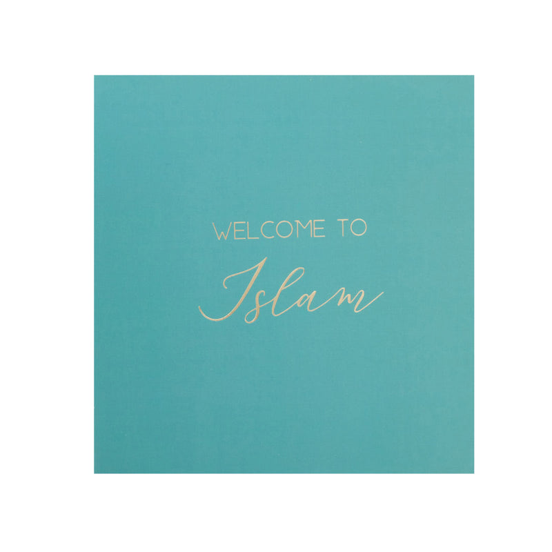 Luxury Foiled Greeting Card - Welcome to Islam