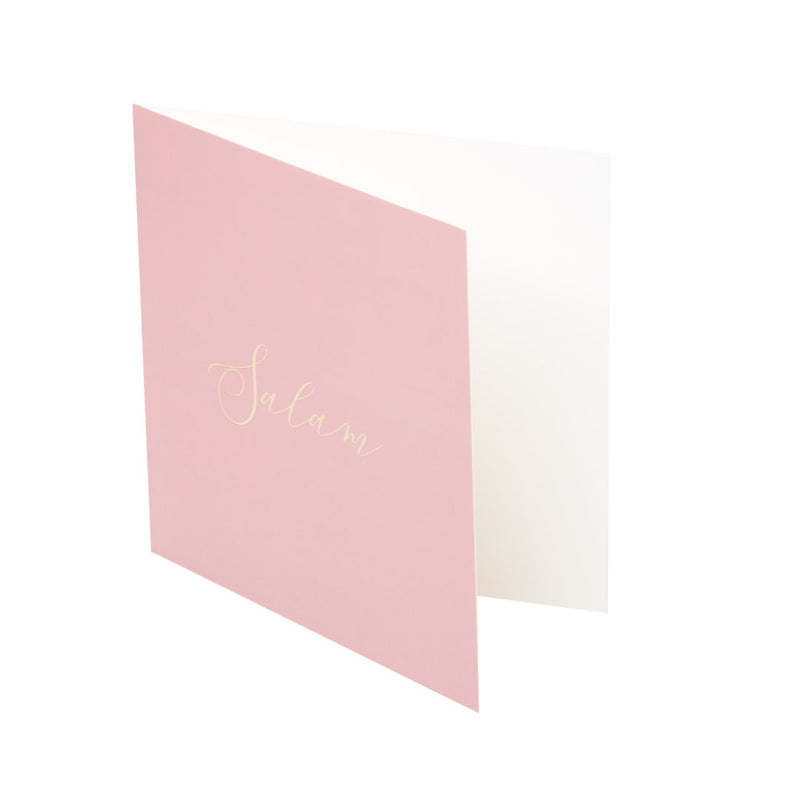 Luxury Foiled Greeting Card - Salam